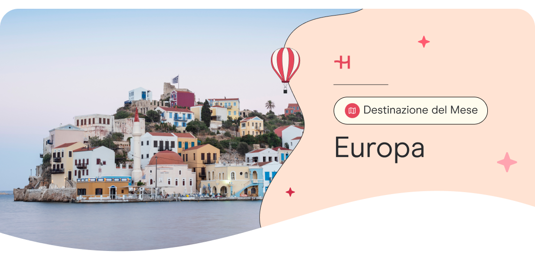 L'Europa è la destinazione del mese da Holafly.