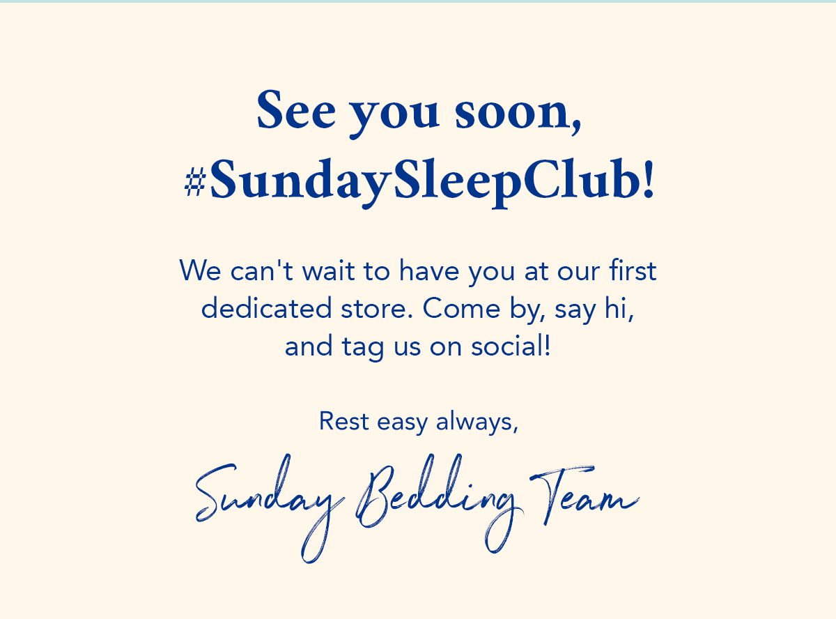 We are now open at i12 Katong! Sunday Bedding SG