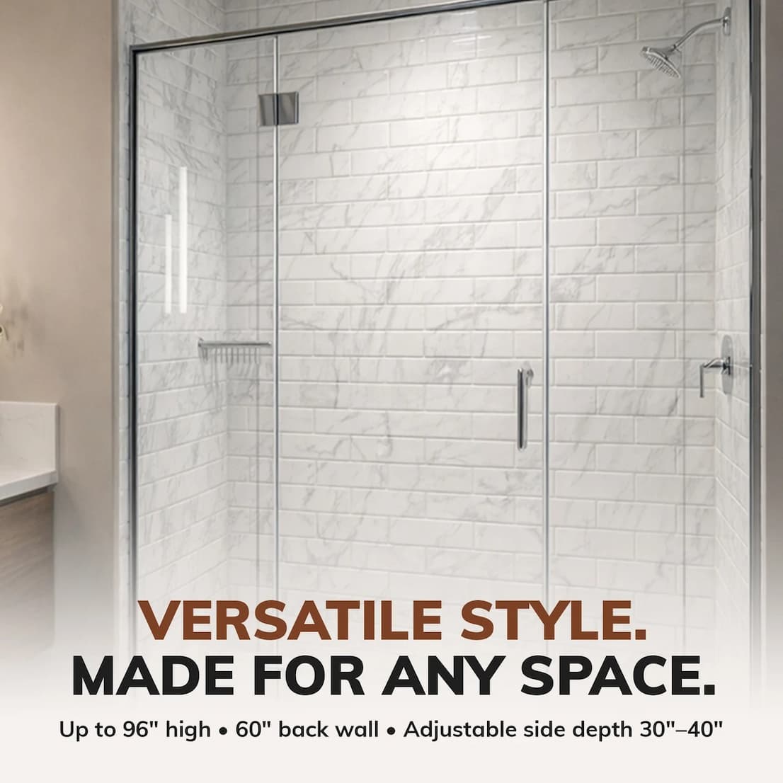 3 Piece Shower Kit