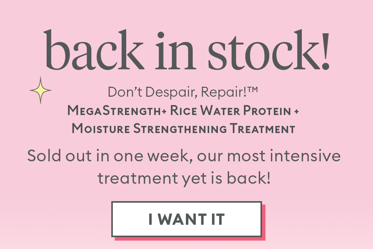 BACK IN STOCK Rice Water Protein Treatment Briogeo