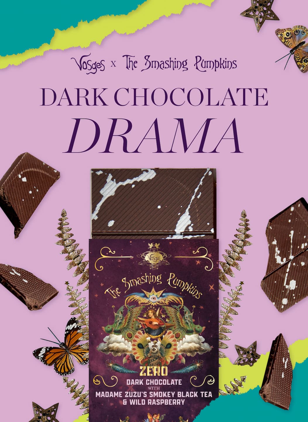 Vosges X The Smashing Pumpkins: Dark Chocolate Drama