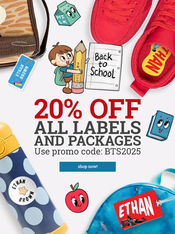 20% Off All Labels & Packages