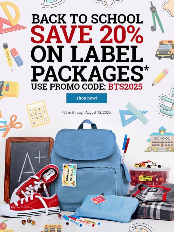 20% Off All Label Packages