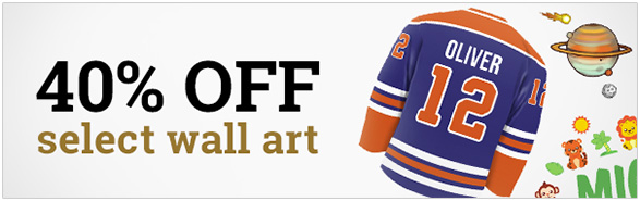 40% off select wall art