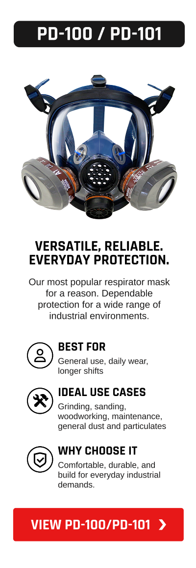 PD Series Full Face Respirators - the only mask you'll ever need