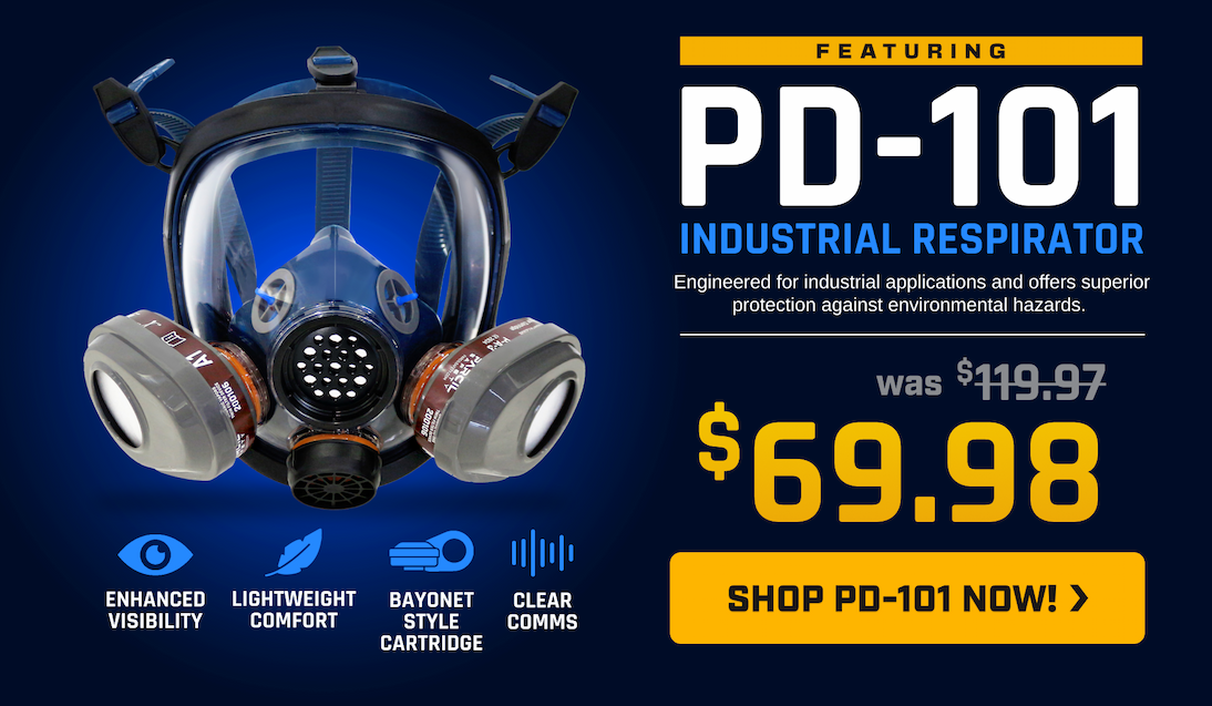 The PT-101 Multi-purpose respirator now only $69.98 from $119.97