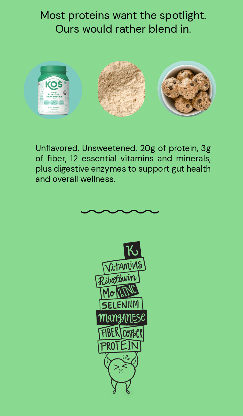 most proteins want the spotlight