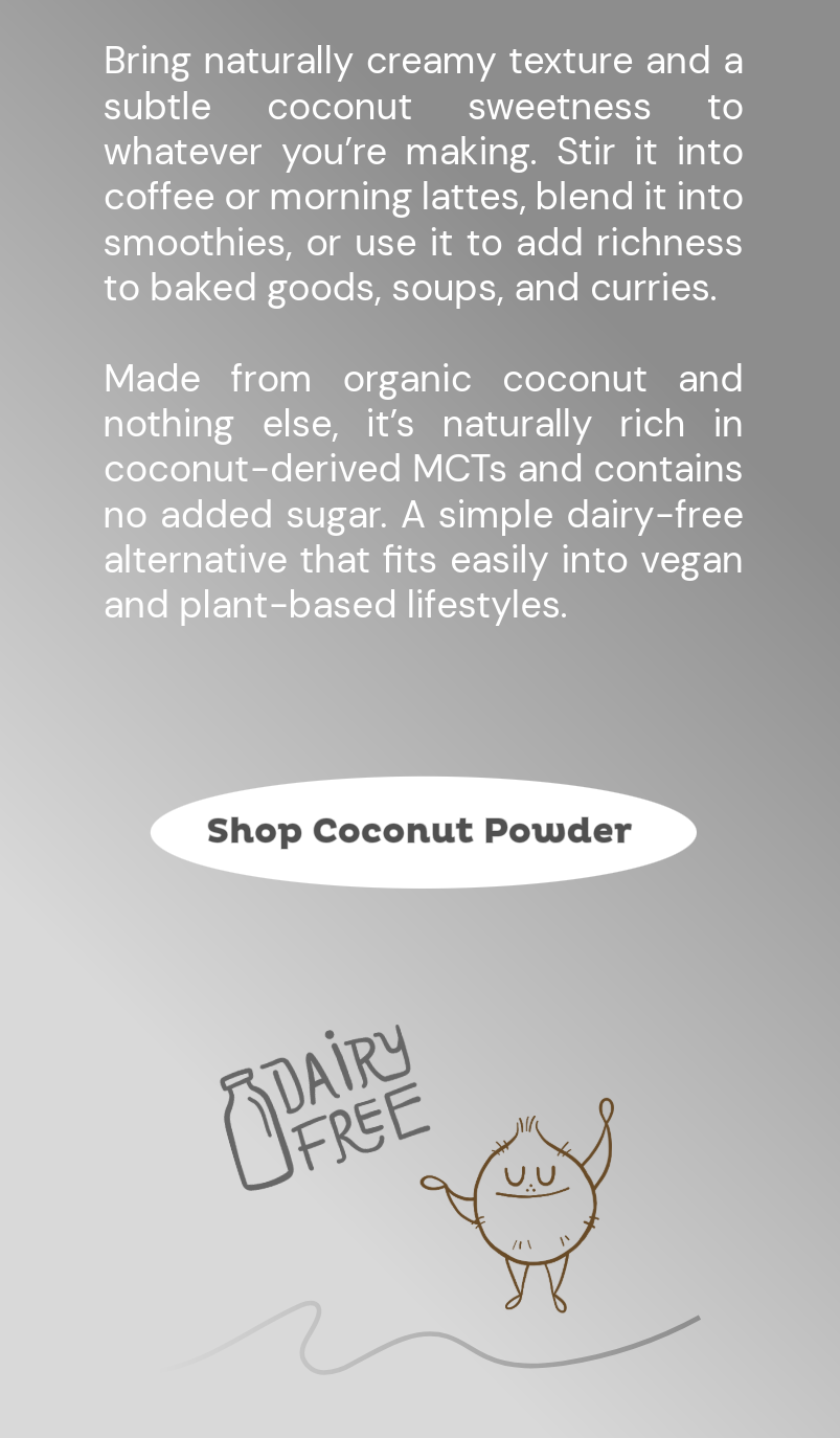 Coconut milk powder