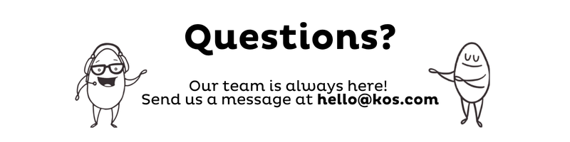 an image of a woman standing next to a sign with a question