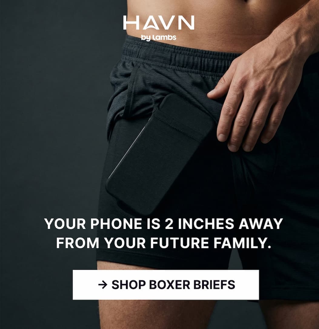 YOUR PHONE IS 2 INCHES AWAY FROM YOUR FUTURE FAMILY.