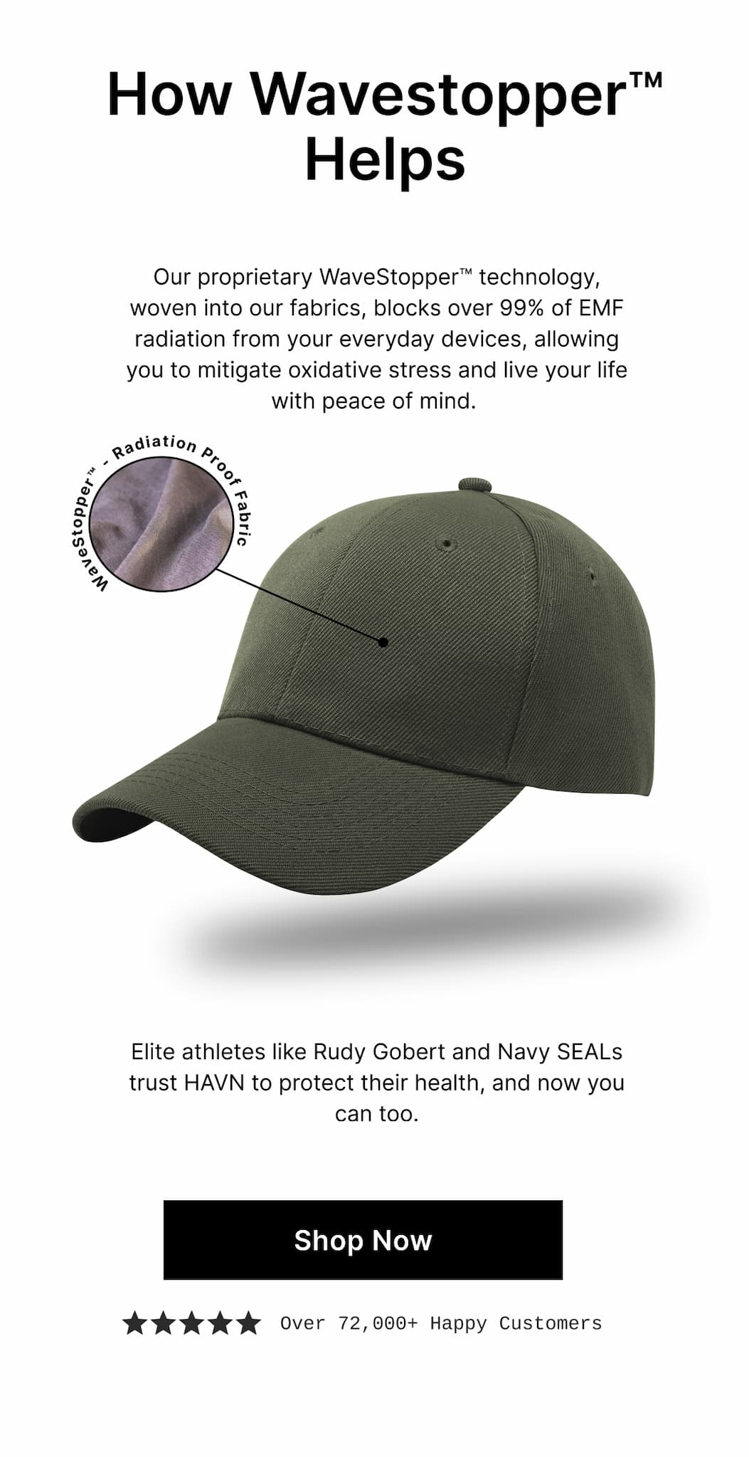 Wearing HAVN helps you enjoy technology while minimizing its impact on your health & wellbeing.