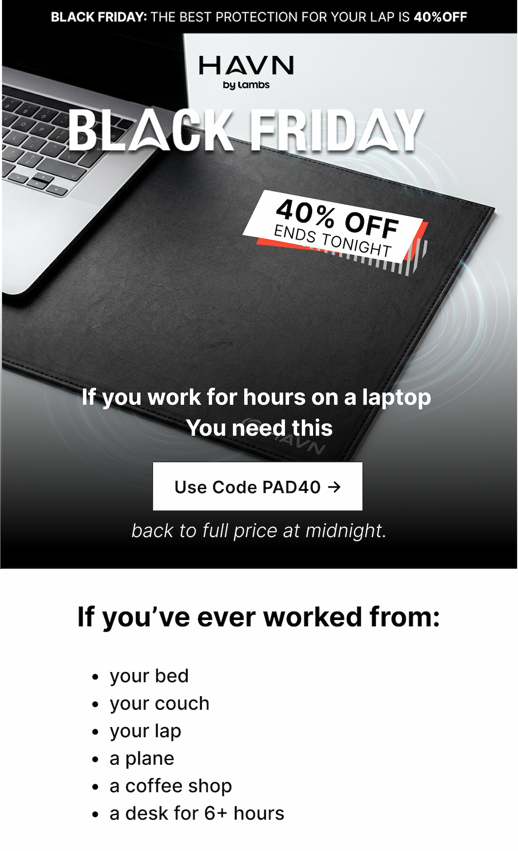 If you work for hours on a laptop  You need this