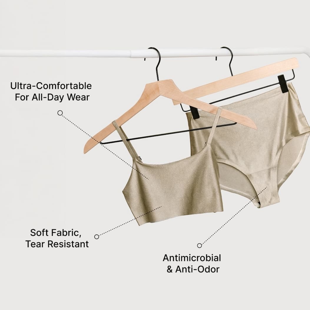  Ultrasoft, breathable cheeky design for everyday comfort