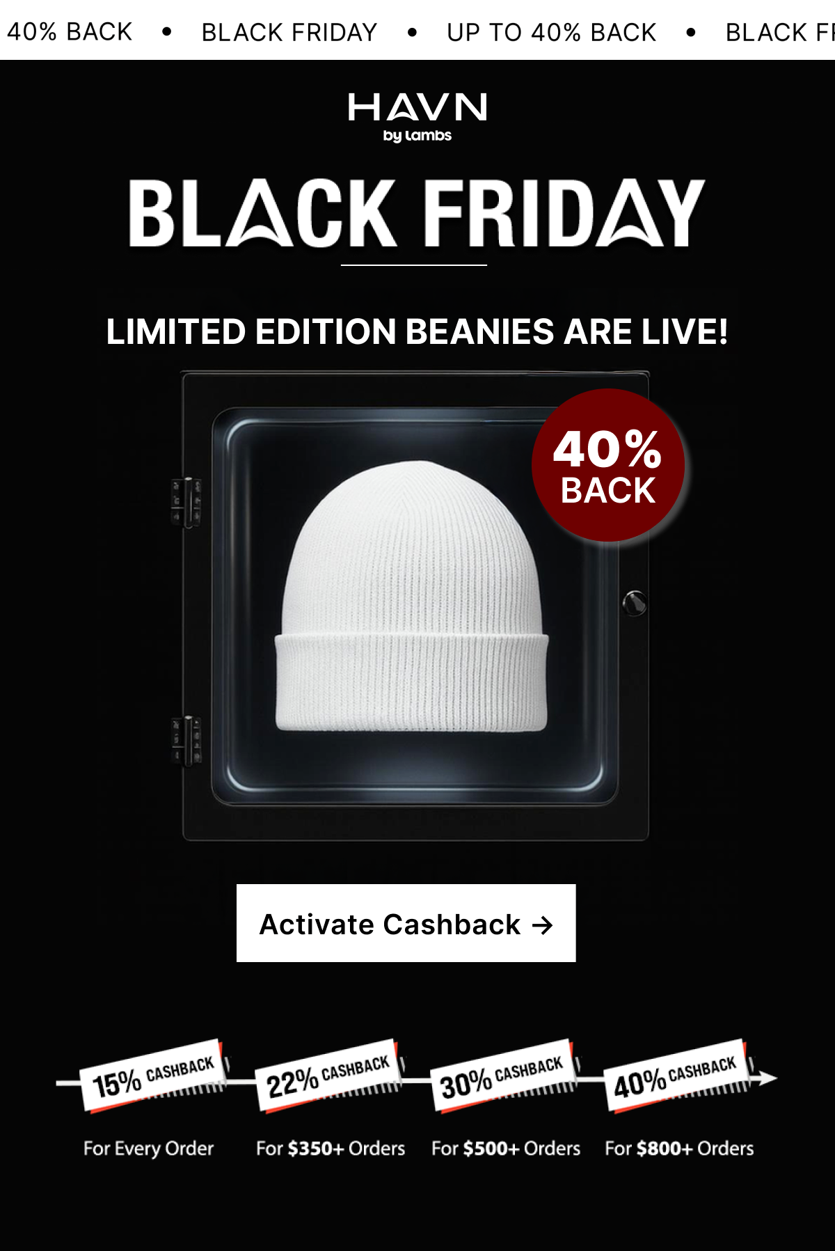 We're only a few hours in, and several sizes + colors are already running low.