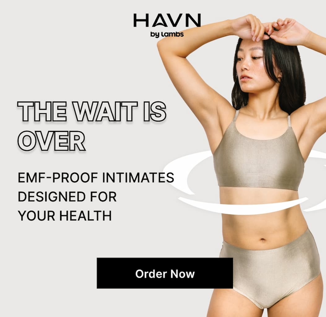 EMF-Proof Intimates  Designed for  Your Health