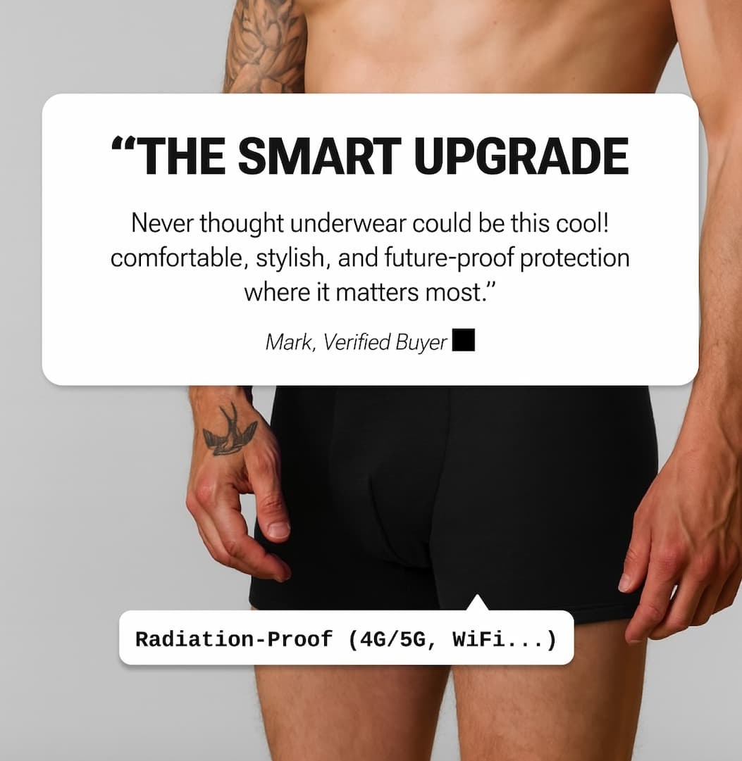 From underwear and PJs to joggers and laptop pads, studies show EMF affects fertility. 