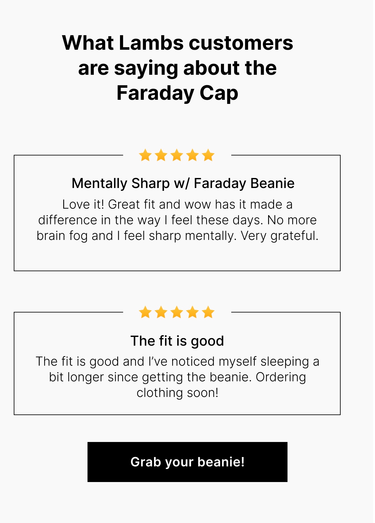 What our costumers say