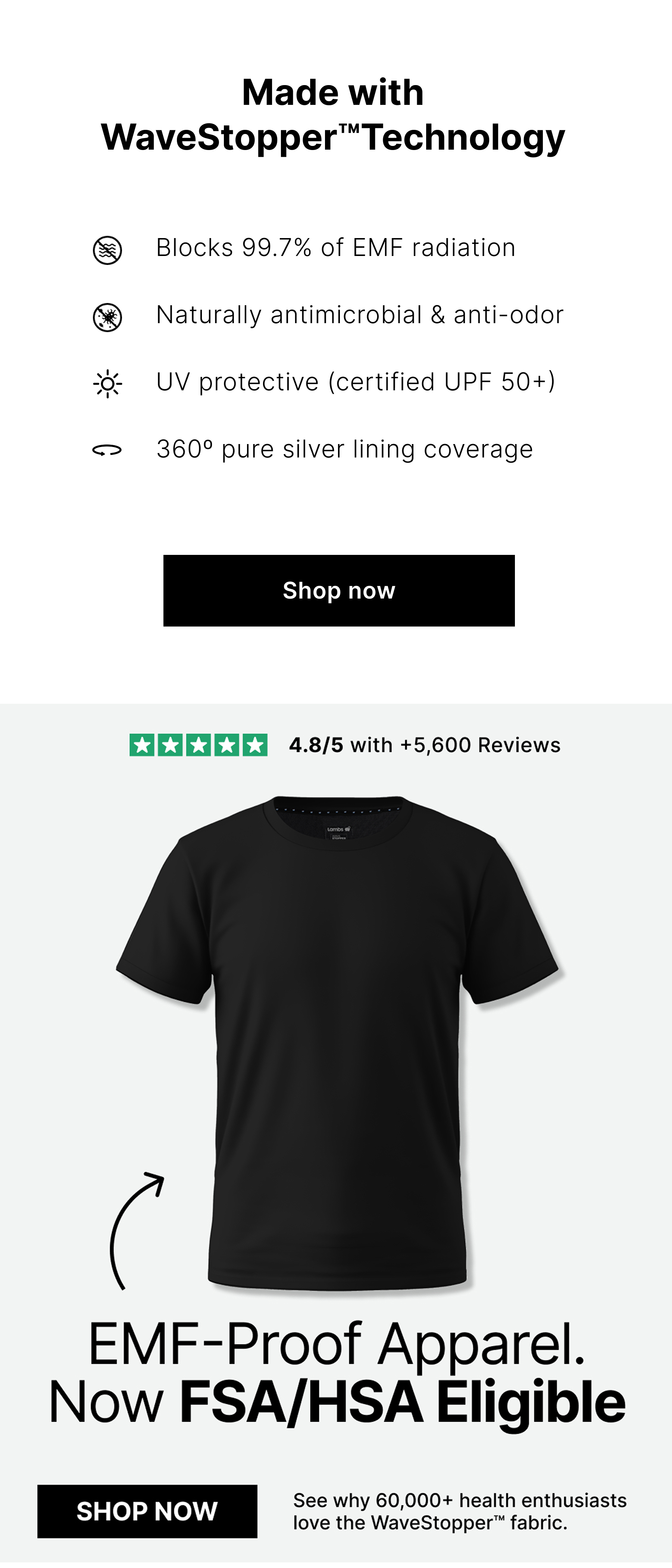 Made with WaveStopper™Technology