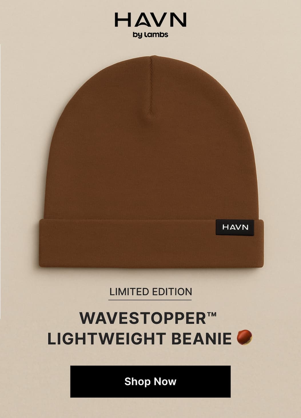 Lightweight beanie, now for day and night use