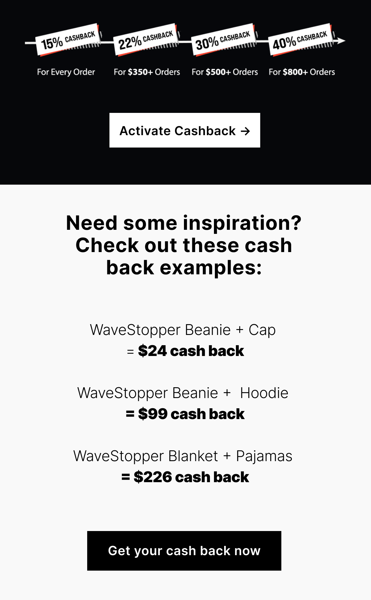 you're probably one item away from unlocking a LOT more money back.