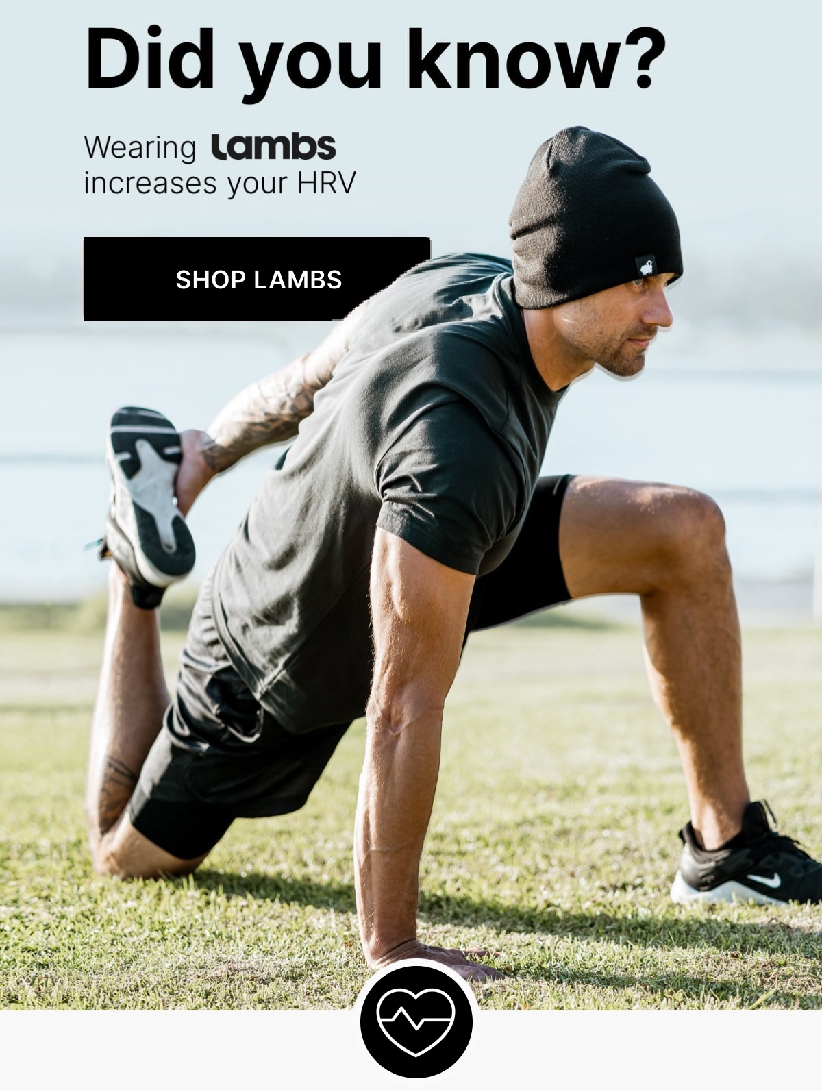 Wearing Lambs increases your HRV