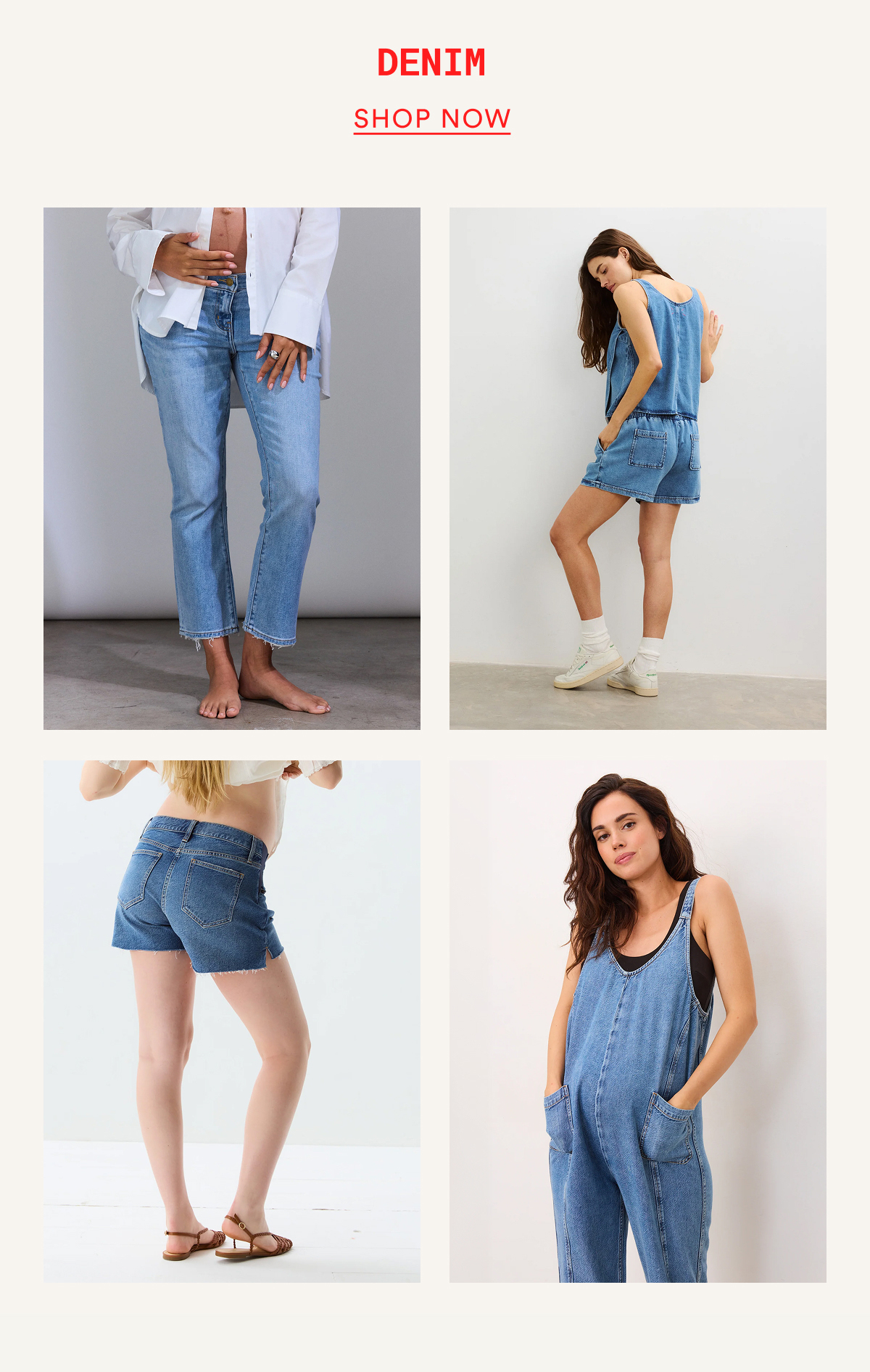 SHOP DENIM >>