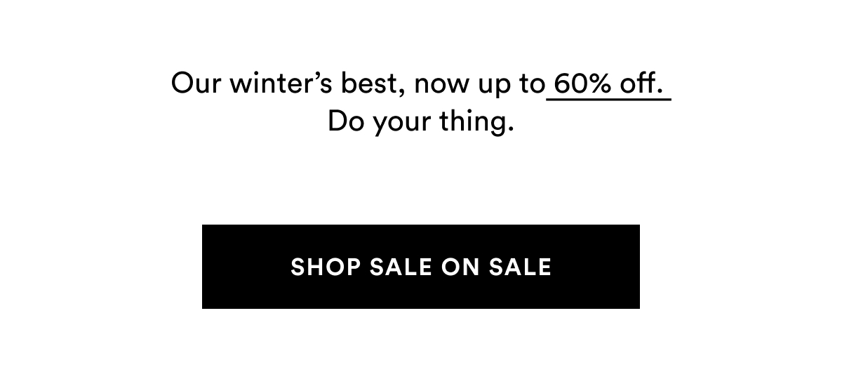 SHOP SALE ON SALE >>