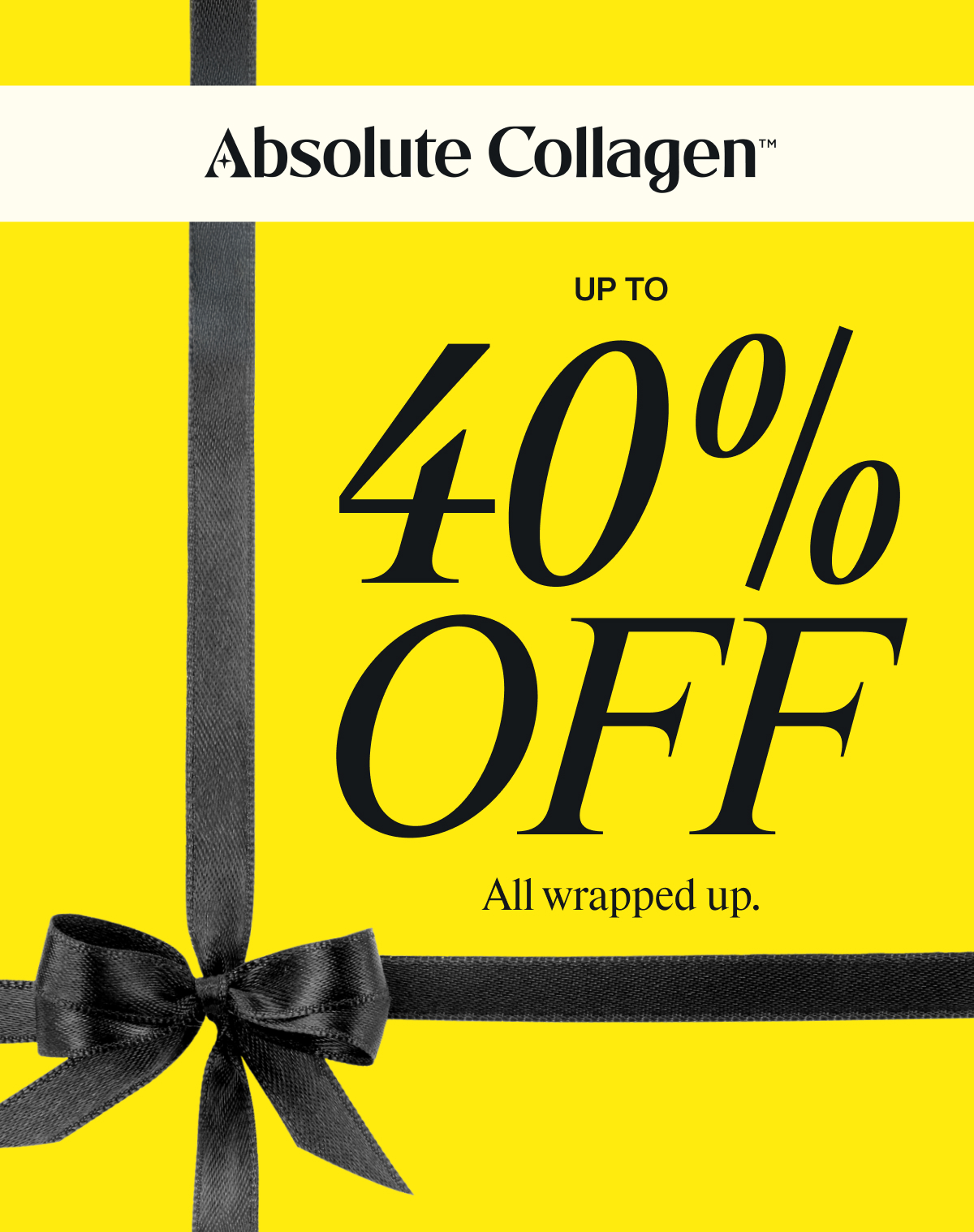 UP TO 40% OFF