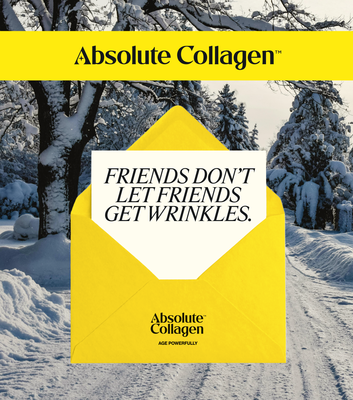 FRIENDS DONT LET FREINDS GET WRINKLES