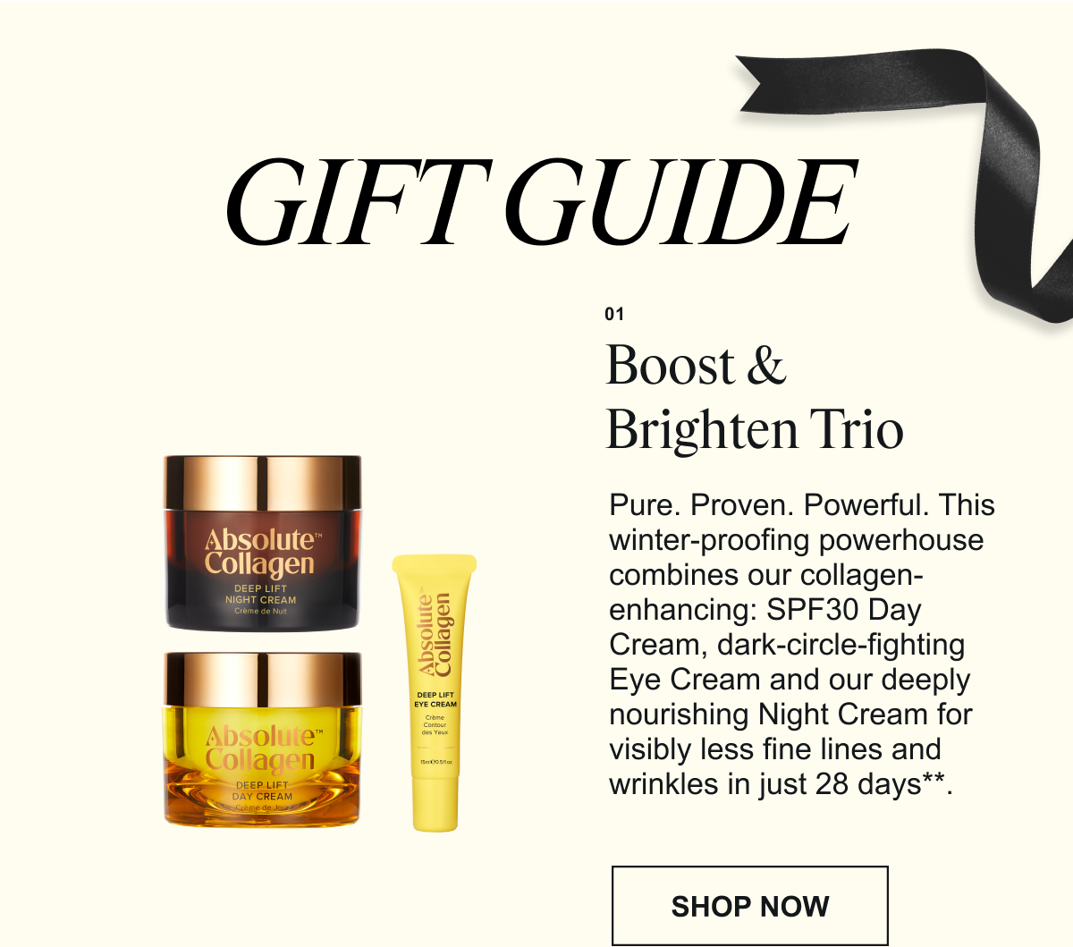 boost & brighten trio