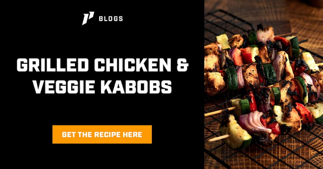Grilled Chicken & Veggie Kabobs