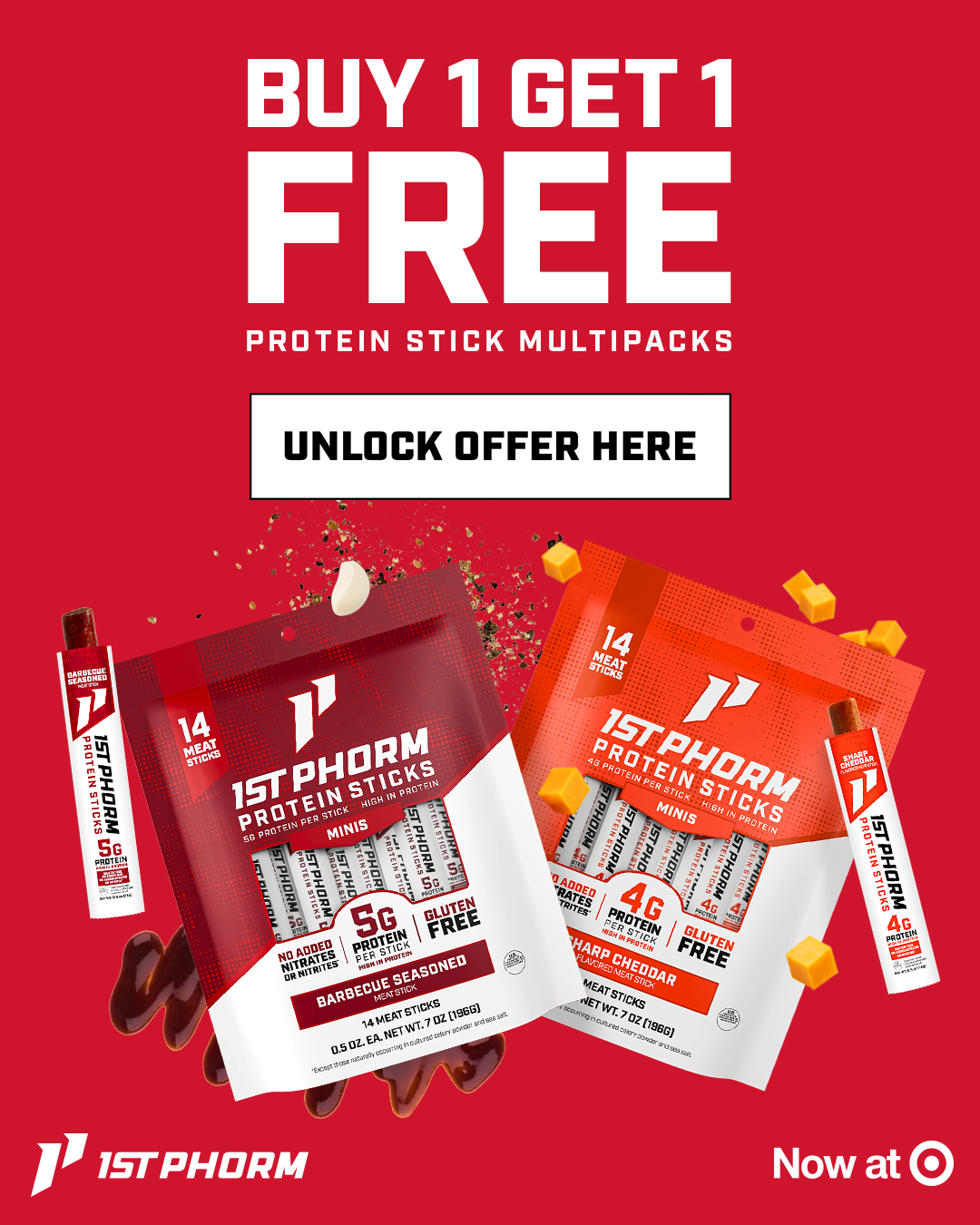 Have One On Us - Protein Stick Mini Multipack - At Target