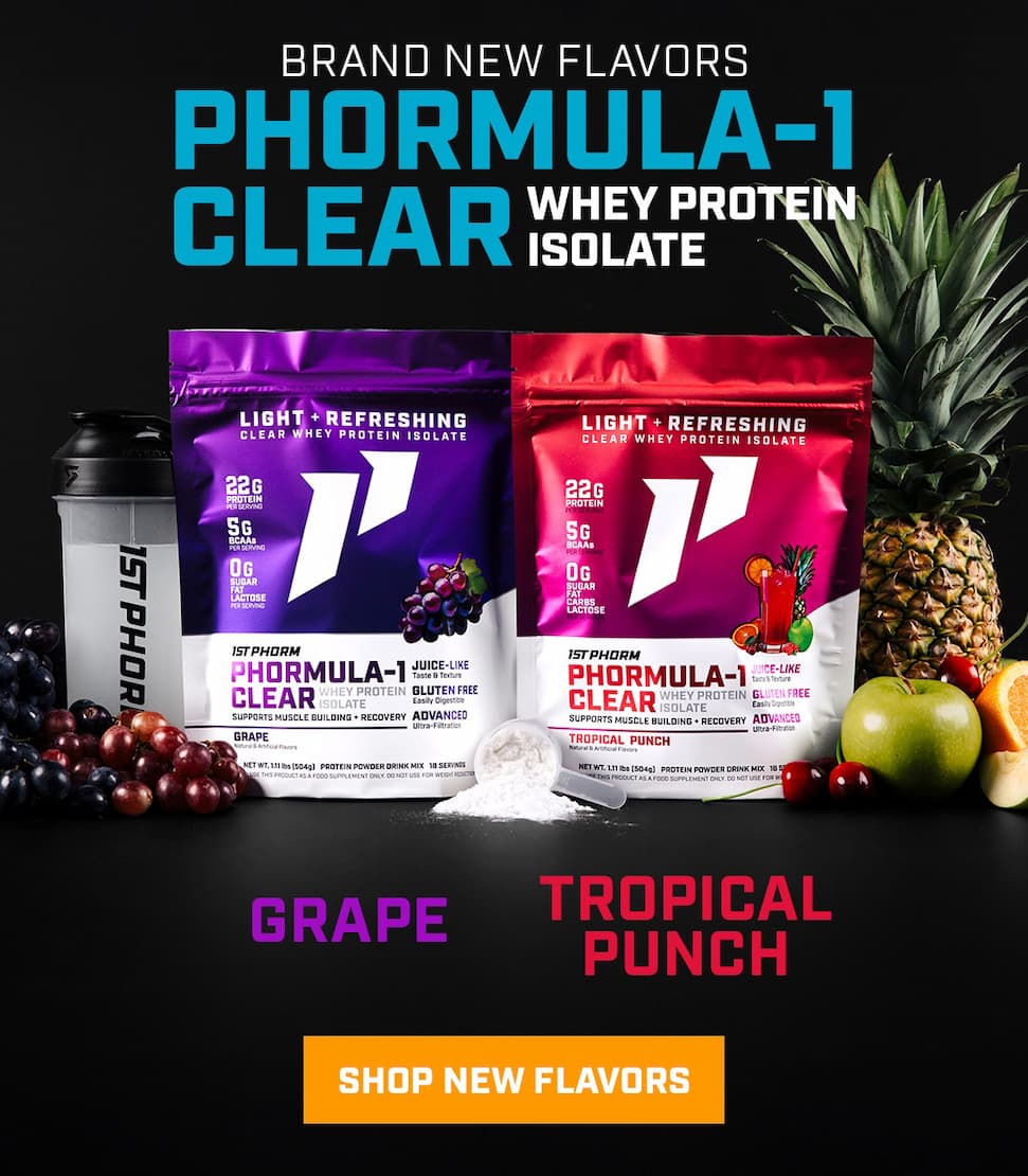 Phormula-1 Clear - 2 New Flavors