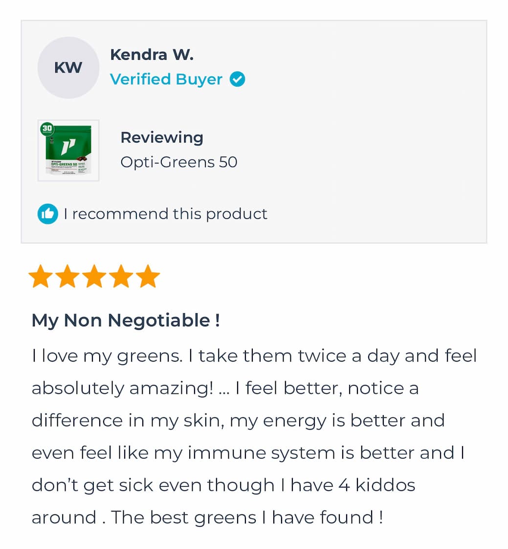 Opti-Greens 50 - Review