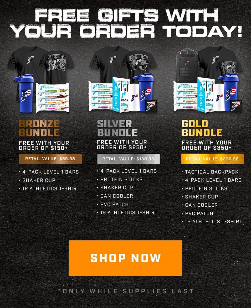 FREE GIFTS w/ Your Order Today