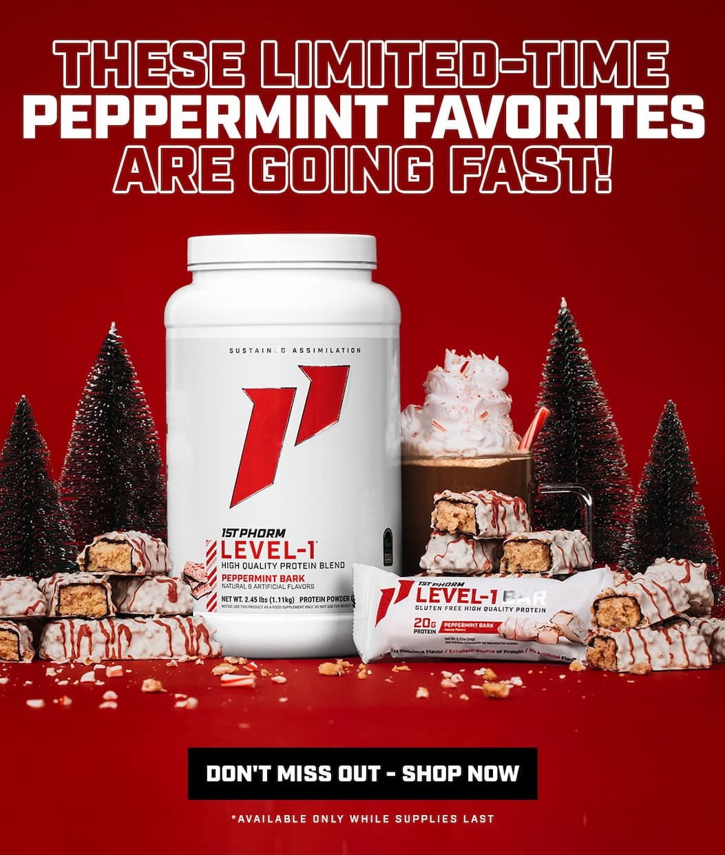 Peppermint Bark Protein Desserts