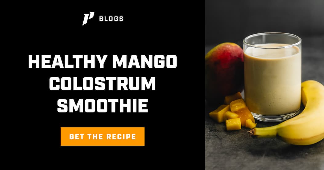 Healthy Mango Colostrum Smoothie