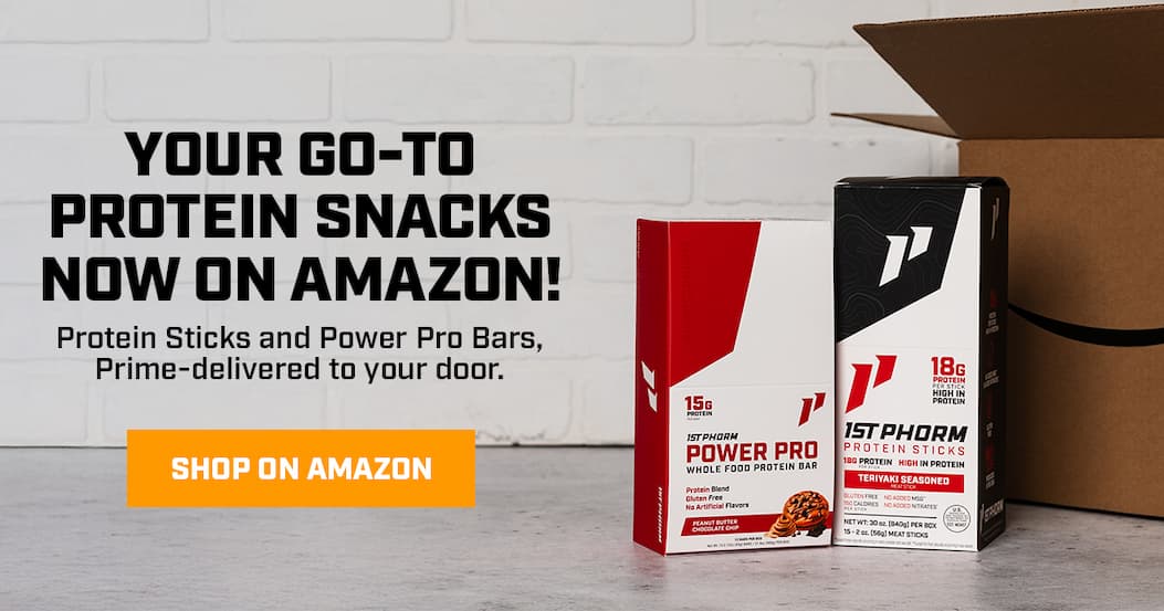 Your Go-To Protein Snacks - Now on Amazon.