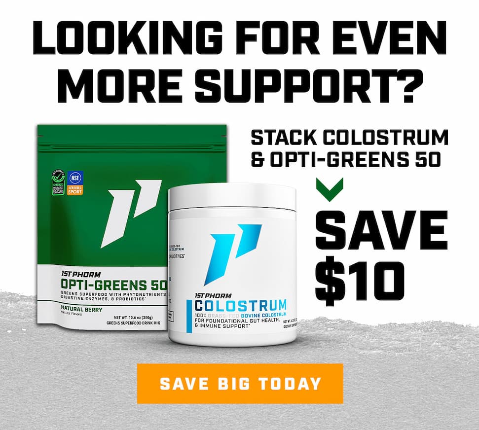 Stack Colostrum & Opti-Greens 50 - Save $10