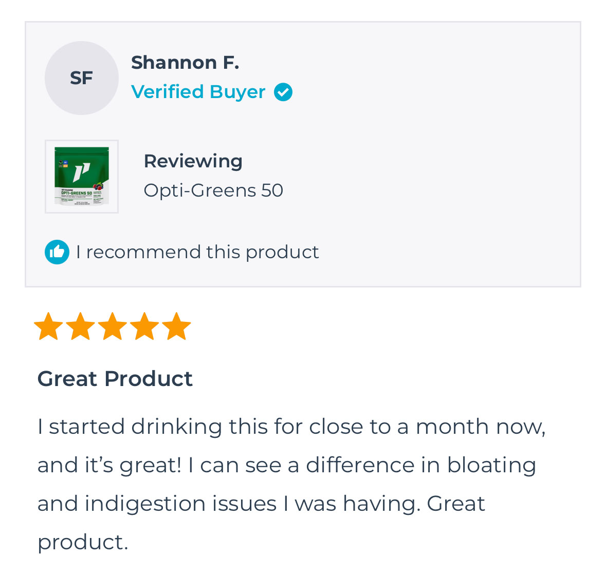 Opti-Greens 50 - Review
