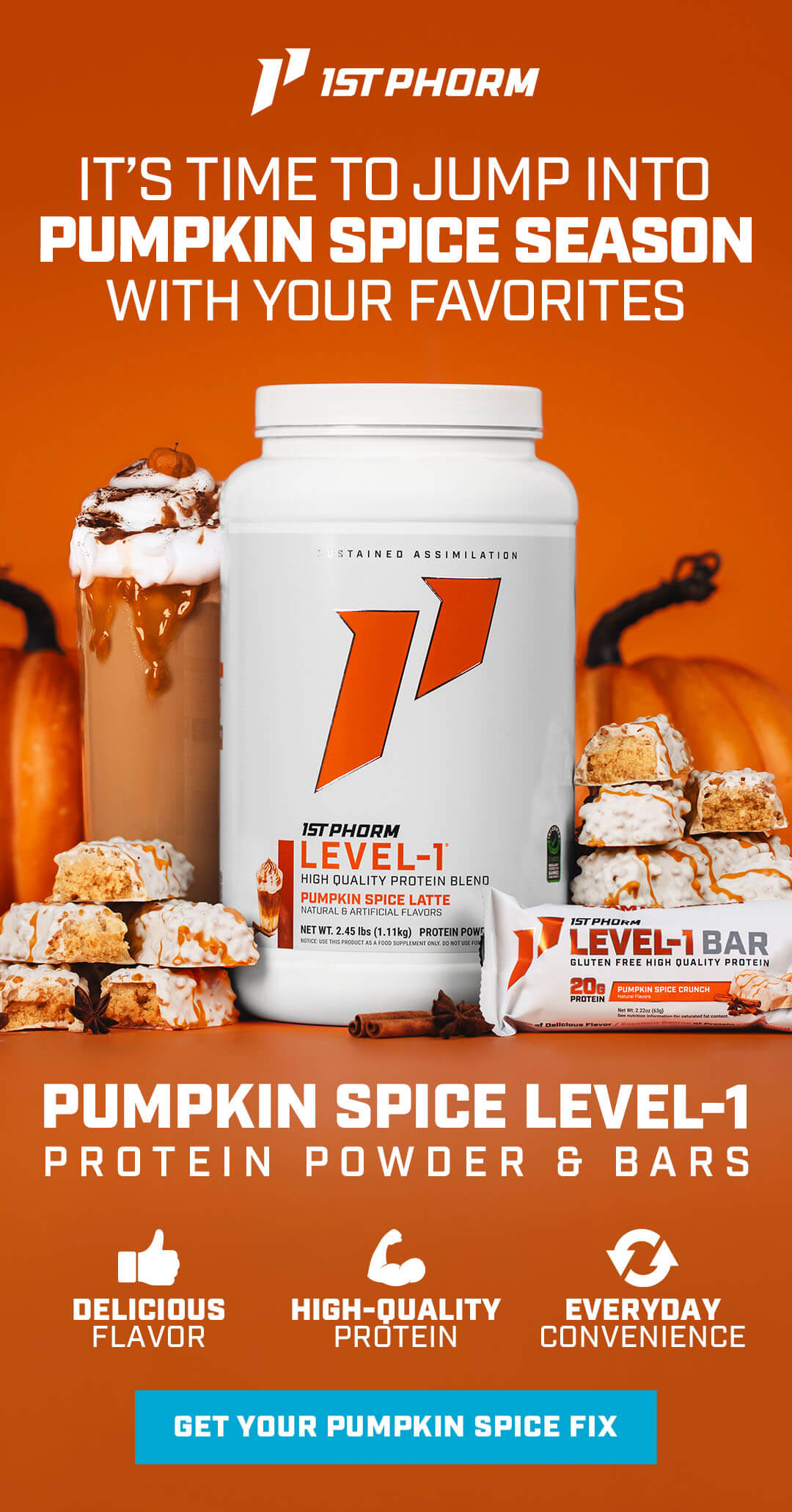 IT'S TIME TO JUMP INTO PUMPKIN SPICE SEASON WITH YOUR FAVORITES