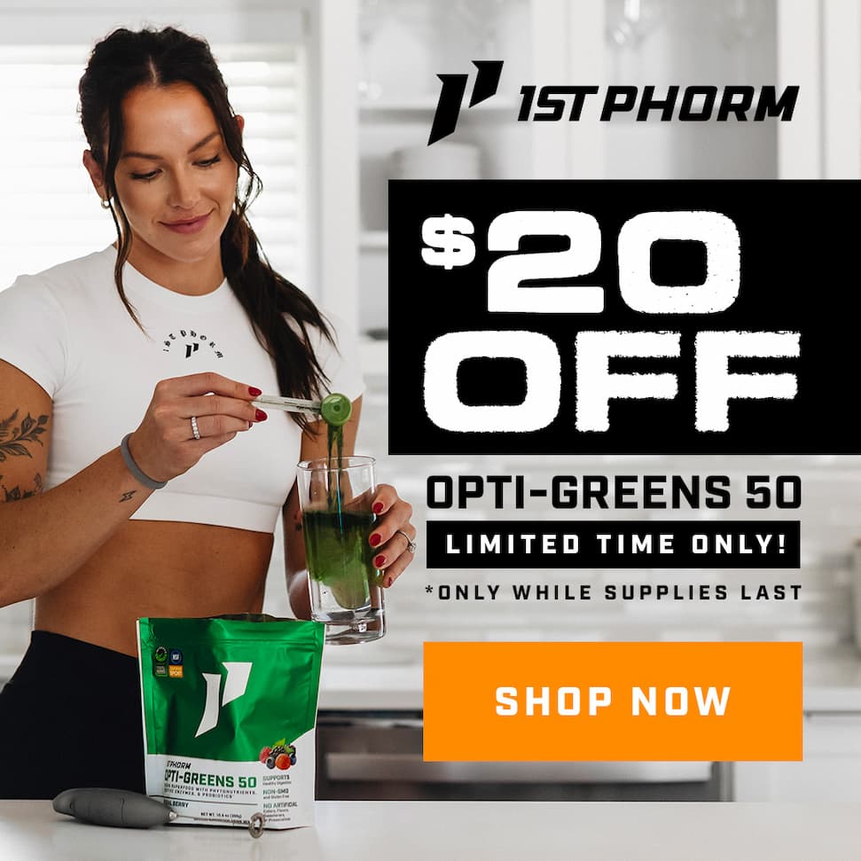 $20 Off - Opti-Greens 50 - Limited Time Only!