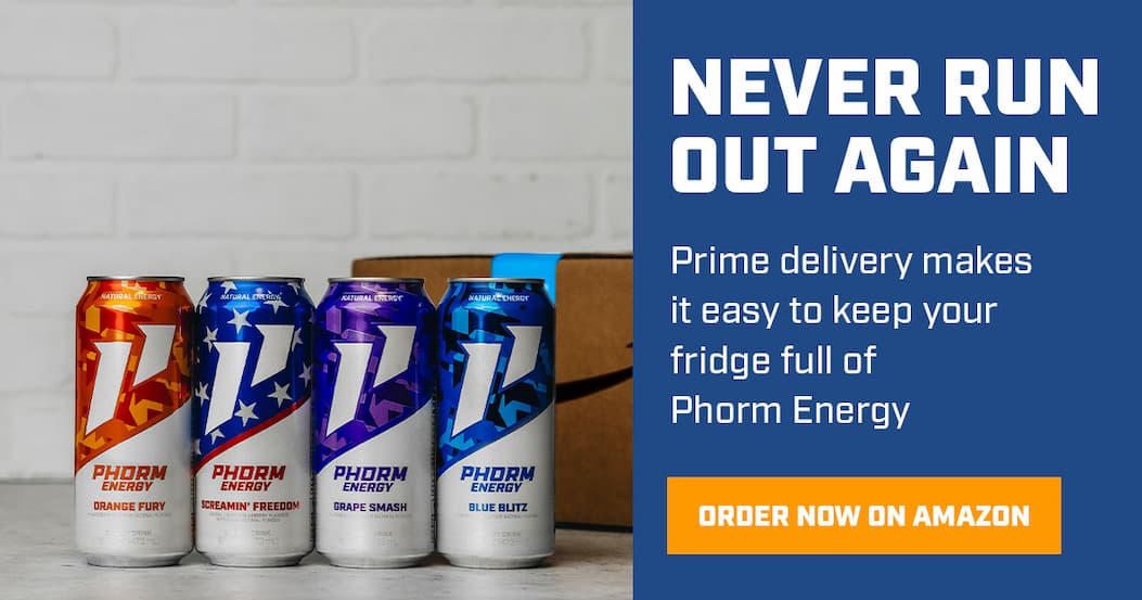 Phorm Energy. Now on Amazon.