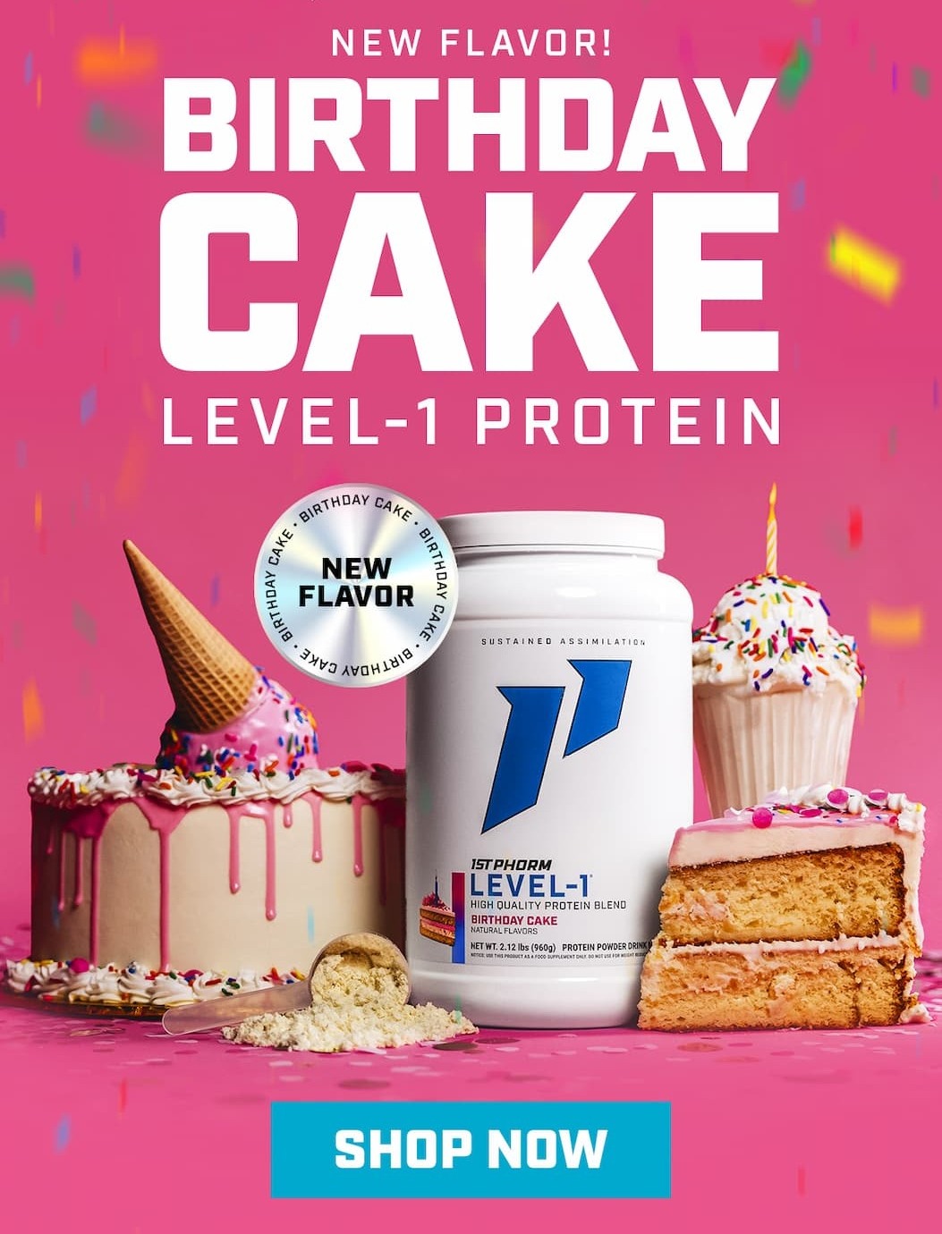 Birthday Cake - Level-1 Protein