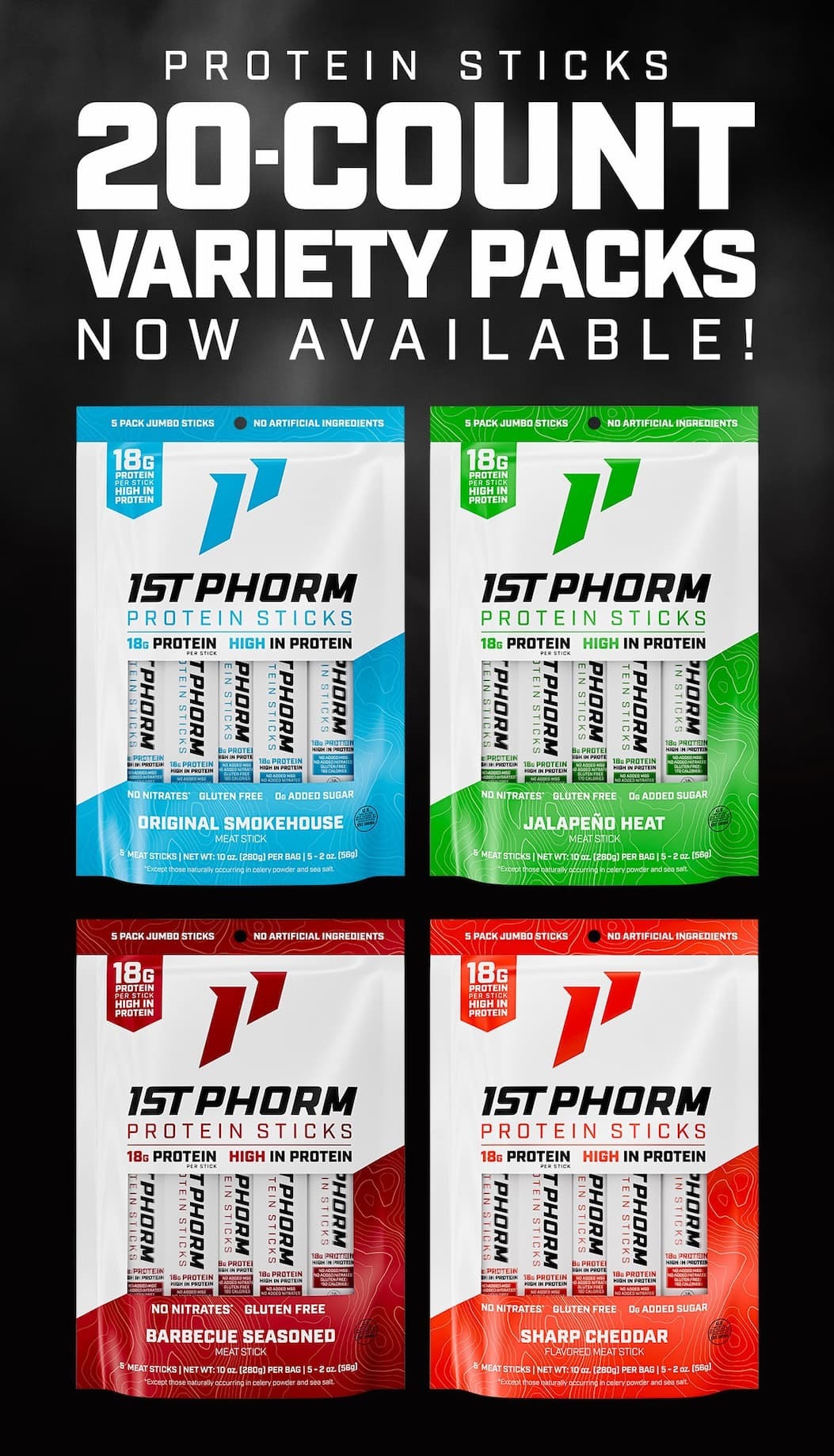 Protein Sticks Variety Pack