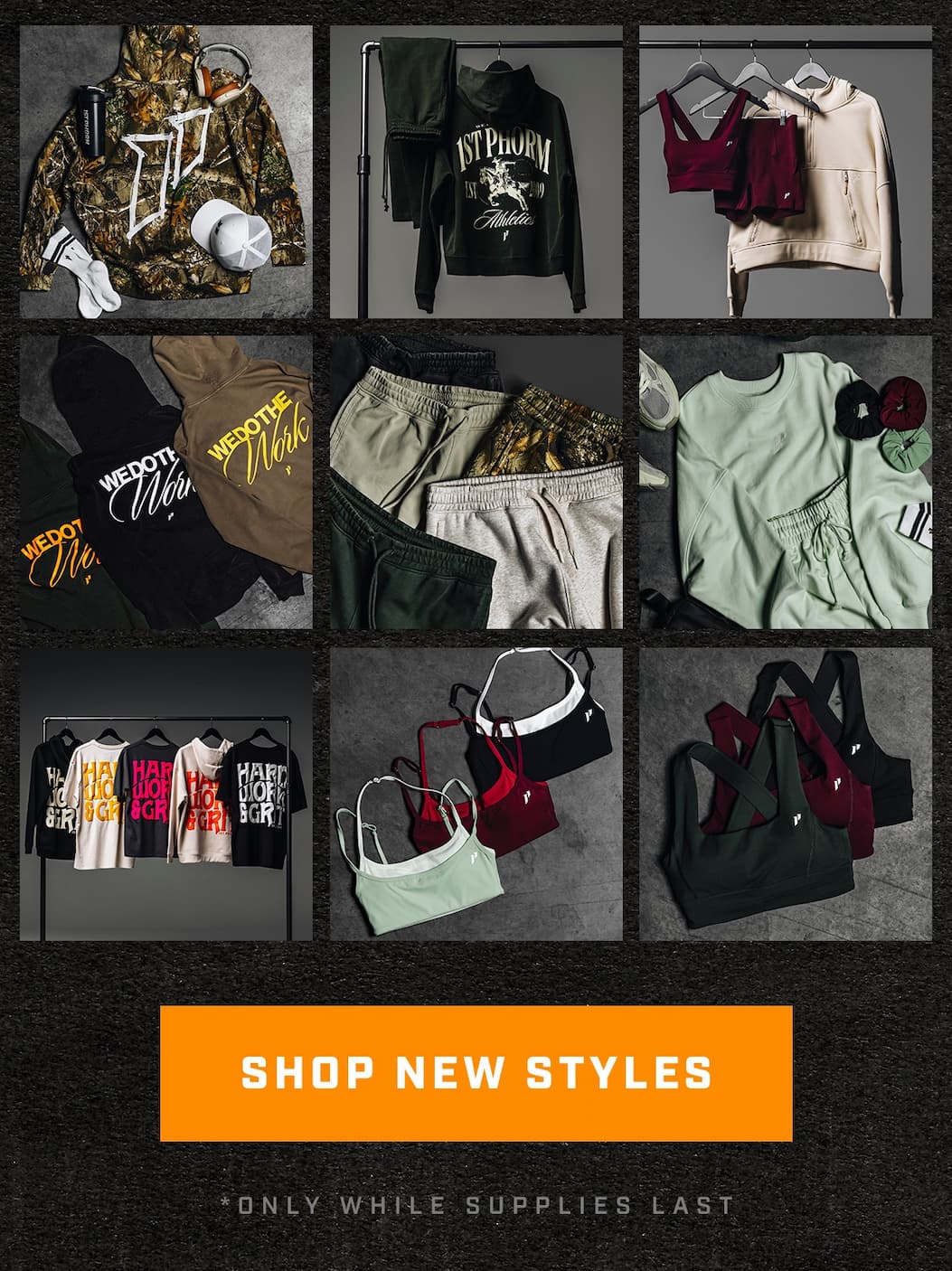 140+ New Apparel Styles & Colors