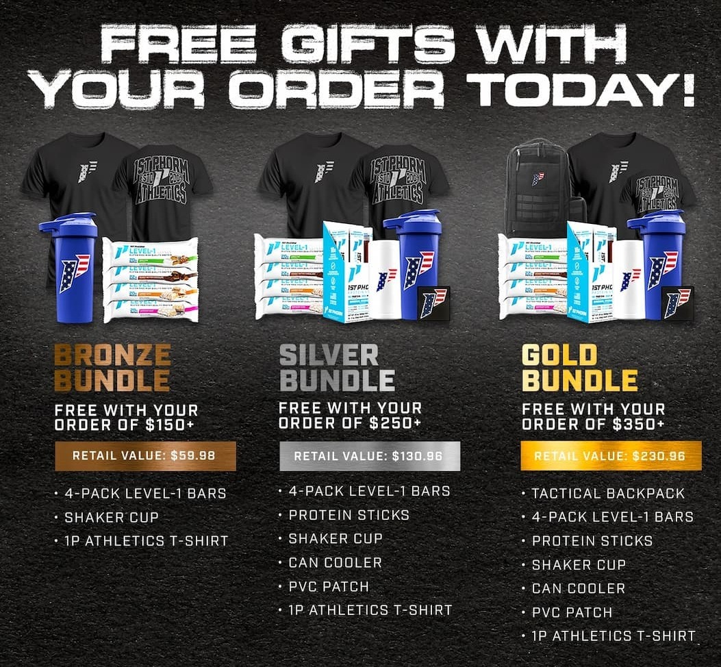 Free Gifts With Your Order Today