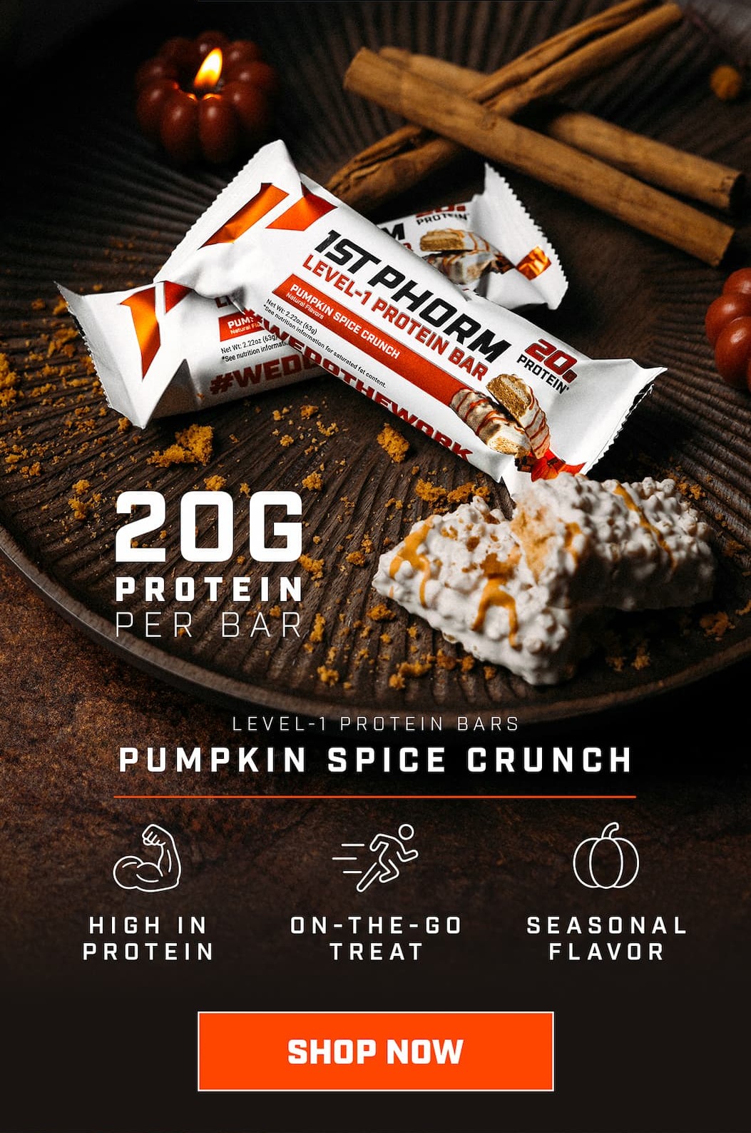 Level-1 Bar Pumpkin Spice Crunch