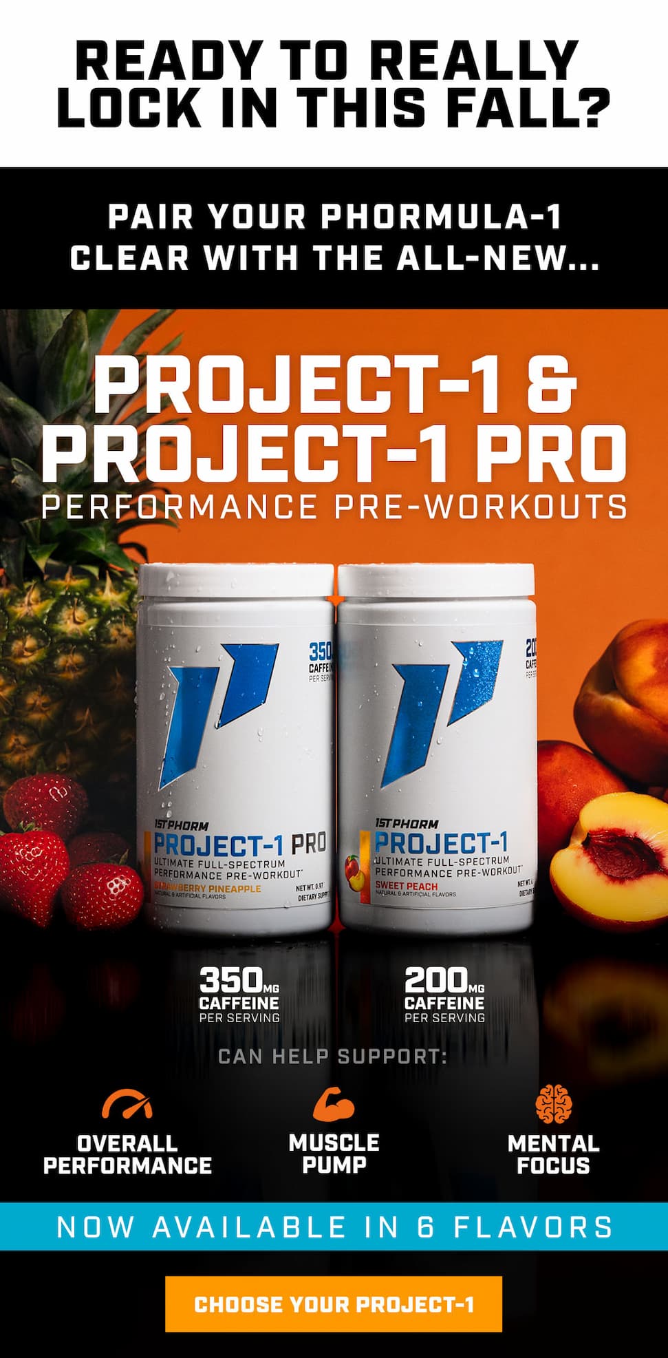 The All-New Project-1 & Project-1 Pro Performance Pre-Workouts