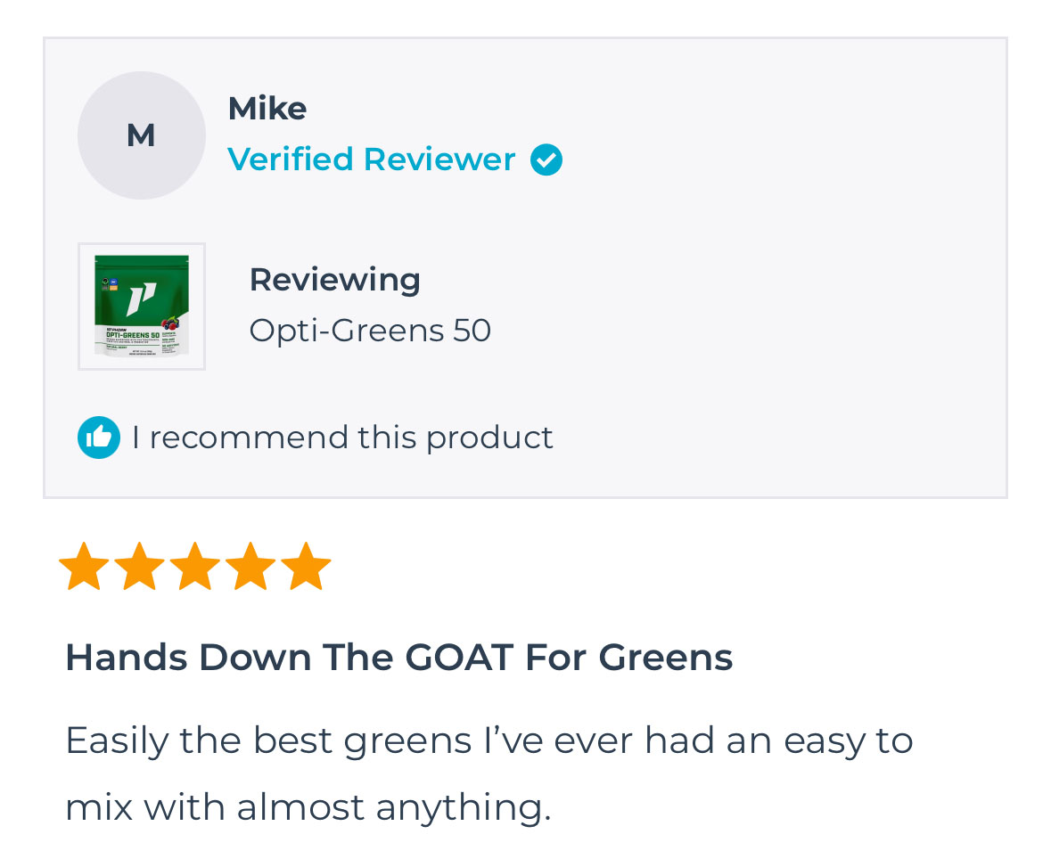 Opti-Greens 50 - Review